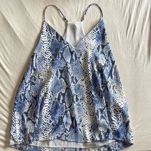 Snake print top
